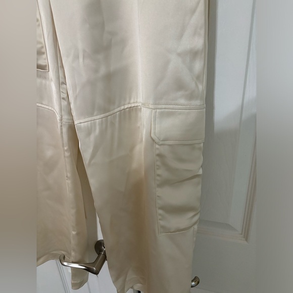 Satin Cargo Pants - Picture 4 of 6